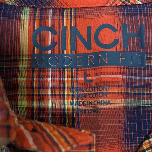 Cinch modern fit pearl snap shirt - Picture 4 of 11